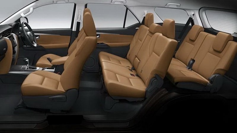 Nội thất xe 7 chỗ Toyota Fortuner Ninh Thuận