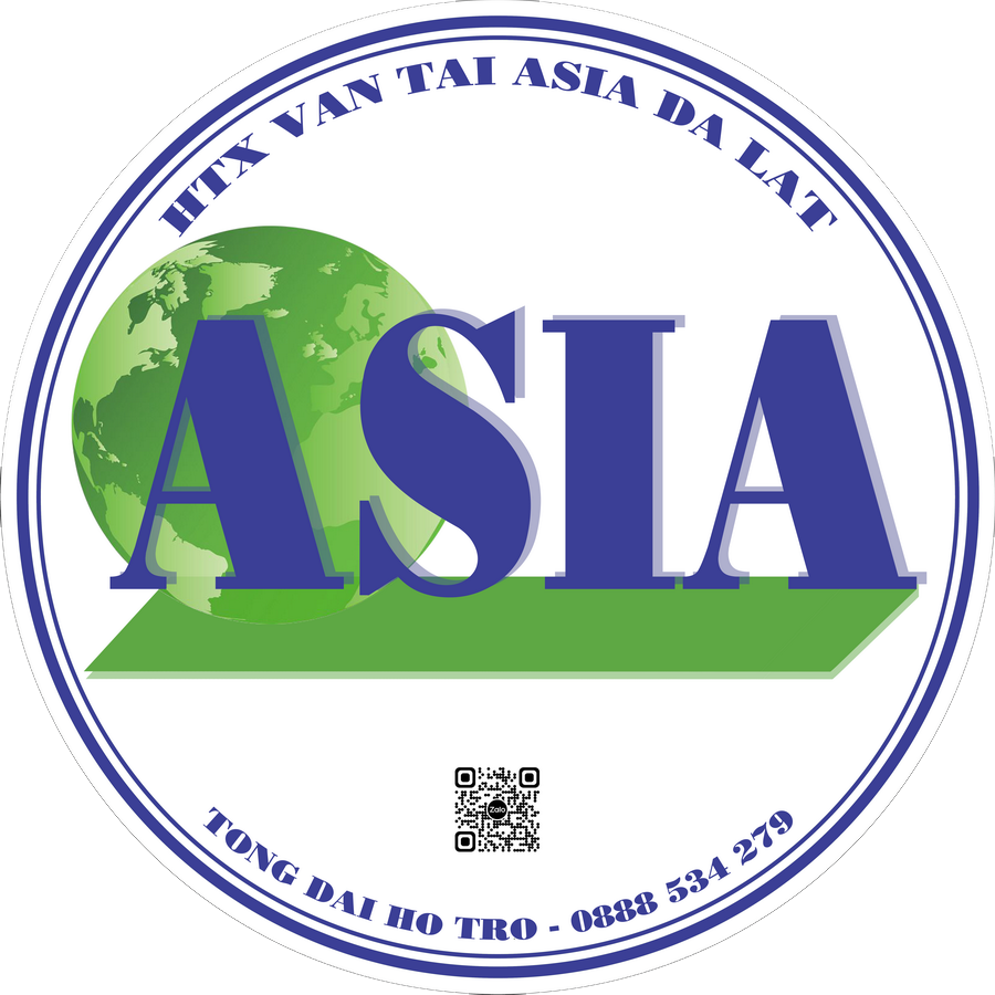 Grab and Be Asia Da Lat car brand logo Logo thương hiệu HTX Asia Đà Lạt Lâm Đồng