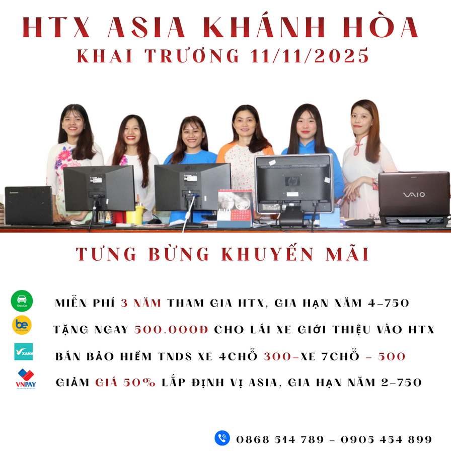 Promotion and discount program of HTX Asia Chương trình ưu đãi, giảm giá HTX Asia